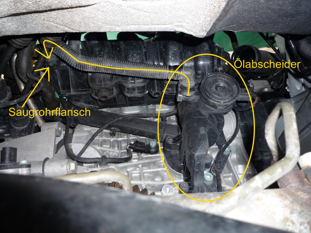 A2 1,4 Benziner Ölverbrauch wegen undichtem Deckel oder Ölabscheider -  Technik - Audi A2 Club Deutschland