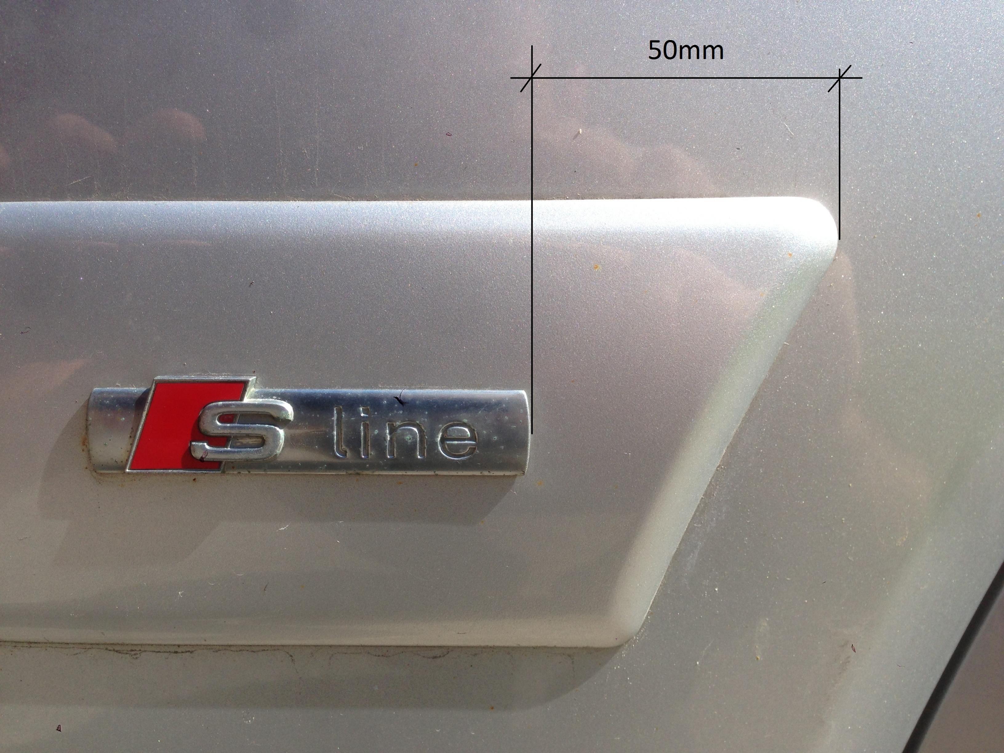 S-Line Emblem auf dem Kotflügel - Seite 2 - Zitat