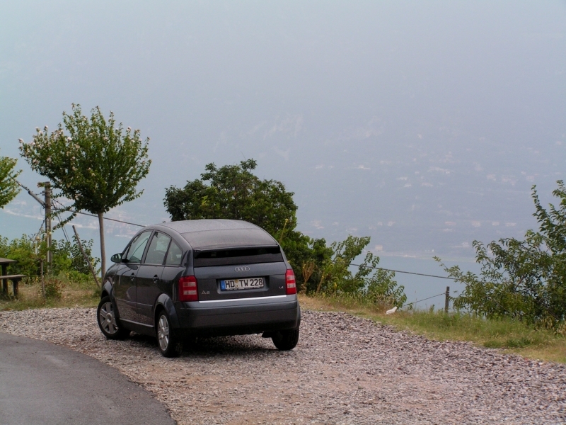 Audi A2 im Italien Urlaub