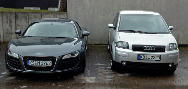 Audi A2 VS Audi R8