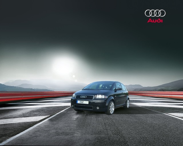 Wallpaper von Audi, A2 von uns...  ;-)