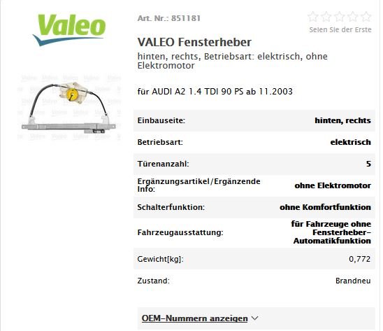 Valeo präsentiert die Fensterheber Teileauswahl & beste Vorgehensweise beim  Austausch 